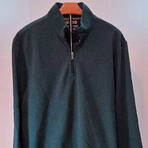 IZOD Advantage Performance 1/4-Zip Men's Pullover, Deep Teal Green, Worn Once
